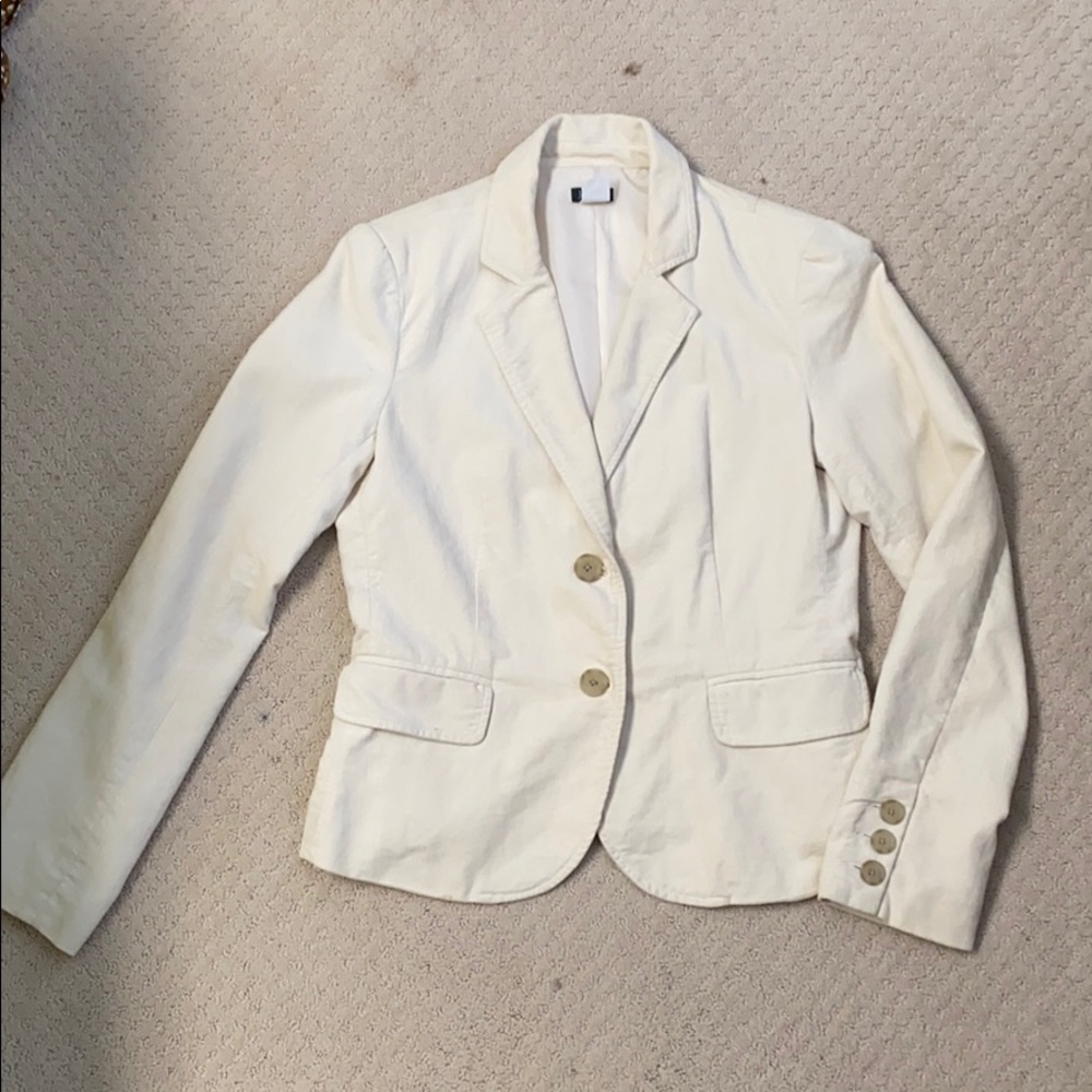 Jcrew velvet-like blazer size 8